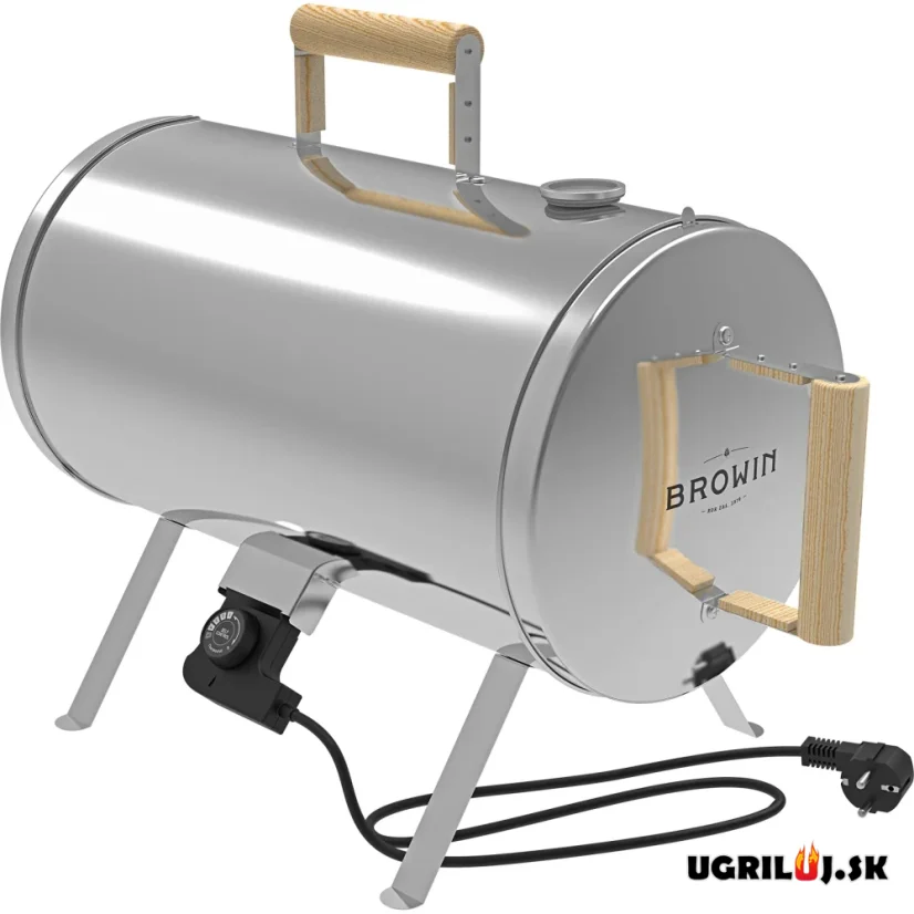 Nerezová prenosná udiareň a rúra Browin, Drum