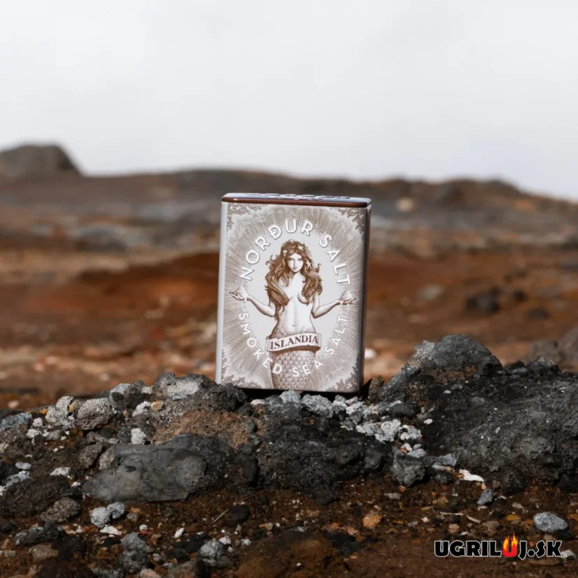 Morská soľ Nordur Salt, údená, (plechovka), 100g