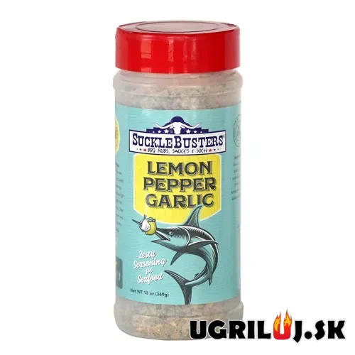 Grilovacie korenie Sucklebusters Lemon Pepper Garlic, 369g