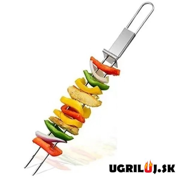 Nerezový dvojtý špíz, 33cm