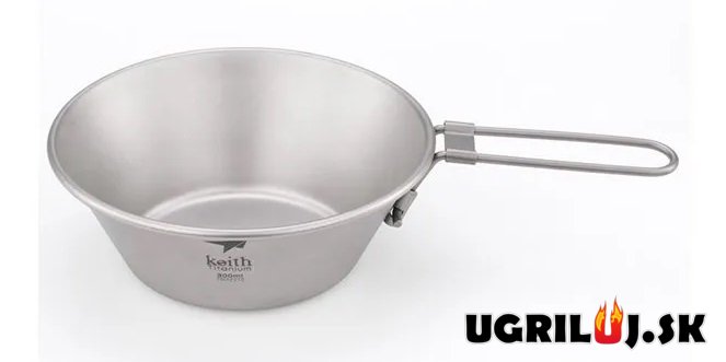 Titanová miska/panvička Keith Titanium - Keith Bowl, 300ml