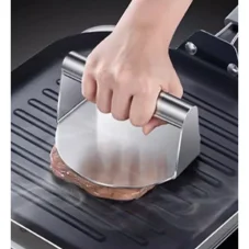 Žehlička na burgery a mäso, nerez