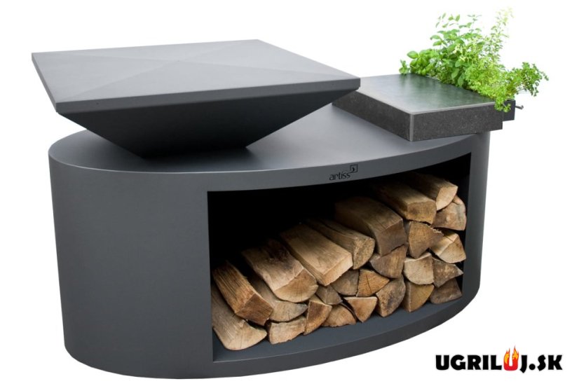 Grilovacie ohnisko Artiss, Advanced G3, Graphite