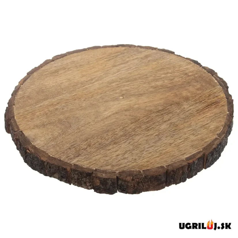Servírovacia doska, z mangového dreva, 30cm