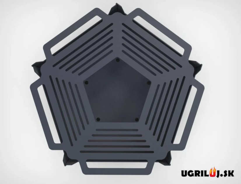 Ohnisko Nomad Industry, Pentagon, steel, SS 6mm