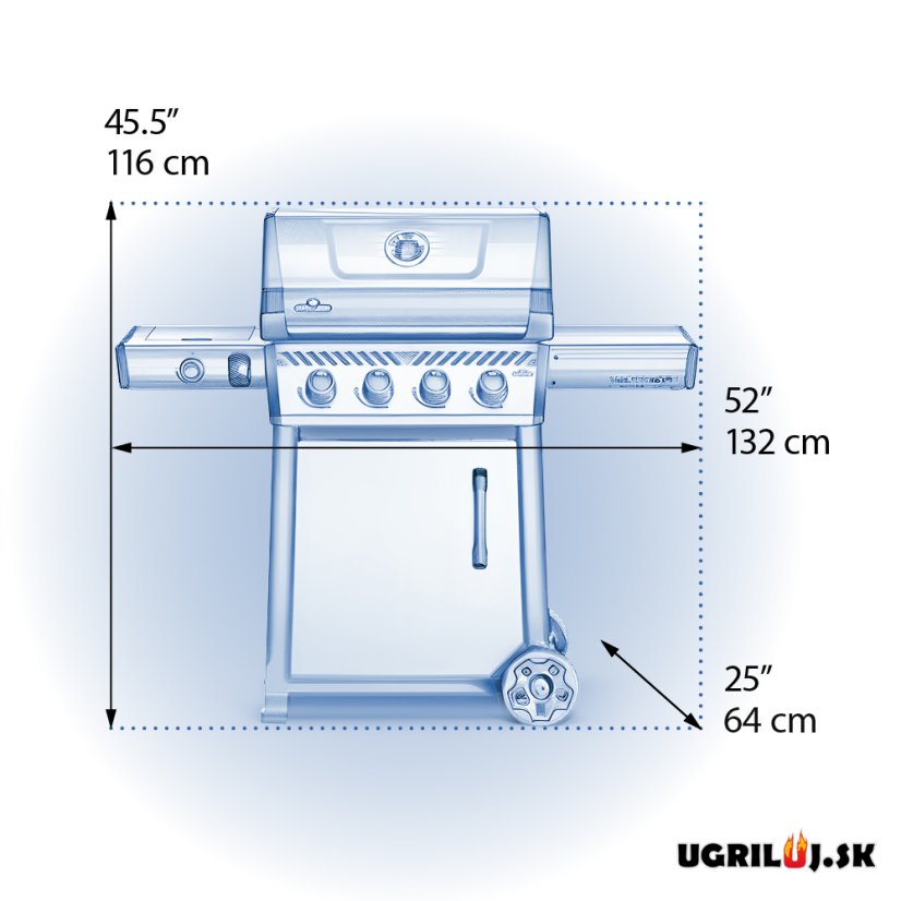 Plynový gril Napoleon  - FREESTYLE 425