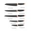 Sada kuchynských nožov, black layer, nerez, 6ks