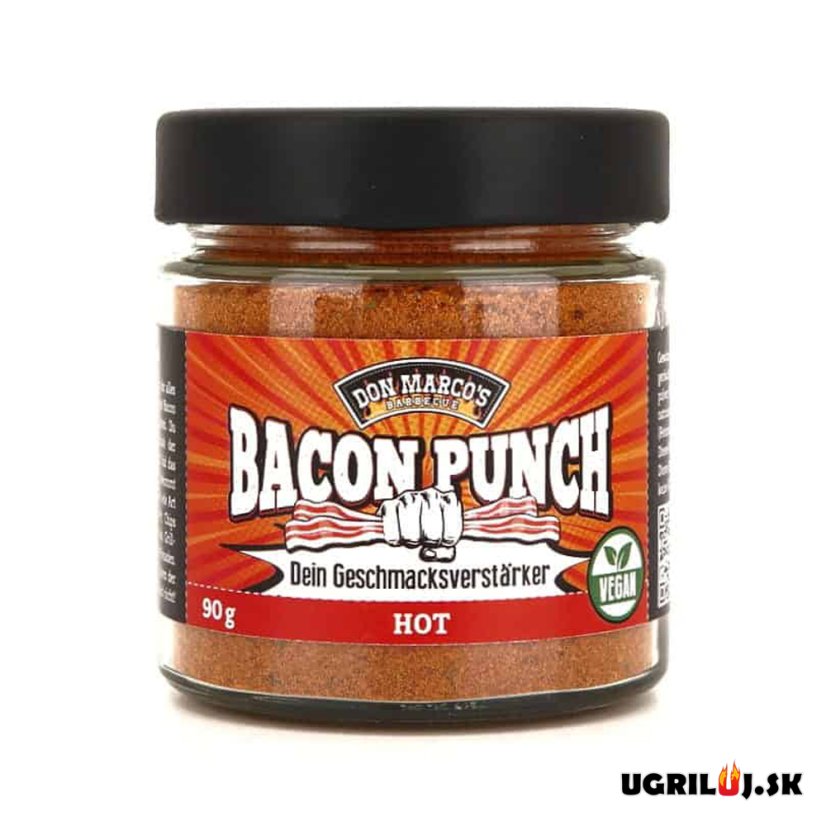 Grilovací koření Don Marco’s, Bacon Punch HOT, 90g Grilovací koření Don Marco’s, Bacon Punch HOT, 90g