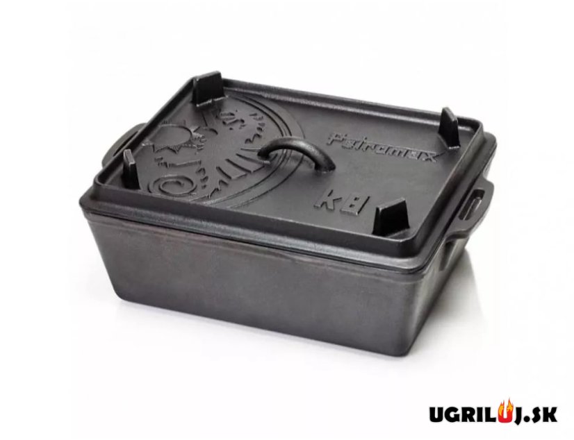 Litinová forma na pečení s víkem, 4.6L