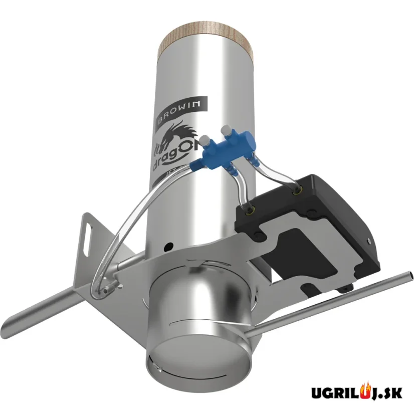Generátor kouře pro vlastní udírnu, Browin dragON JET 2 Long s popelníkem