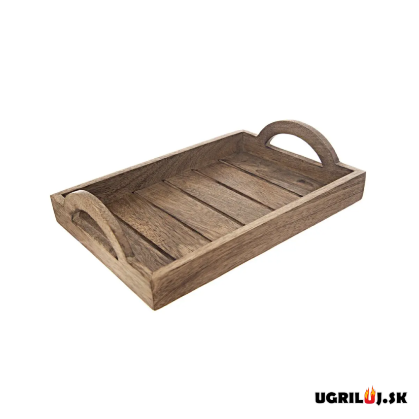 Servírovacia tácka z mangového dreva 30.5x20.5cm