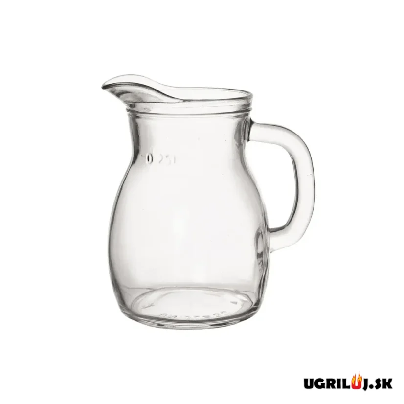 Sklenený džbán 0.25L