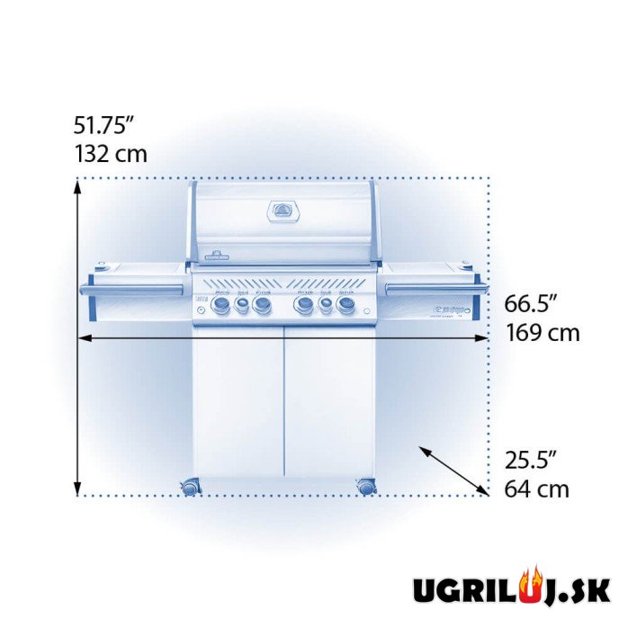 Plynový gril Napoleon - Prestige PRO 500