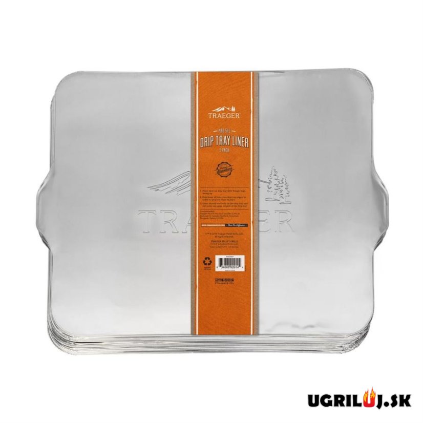 Aluminiová vložka na deflektor pro grily Traeger, 5ks (Pro 22, Pro 575)