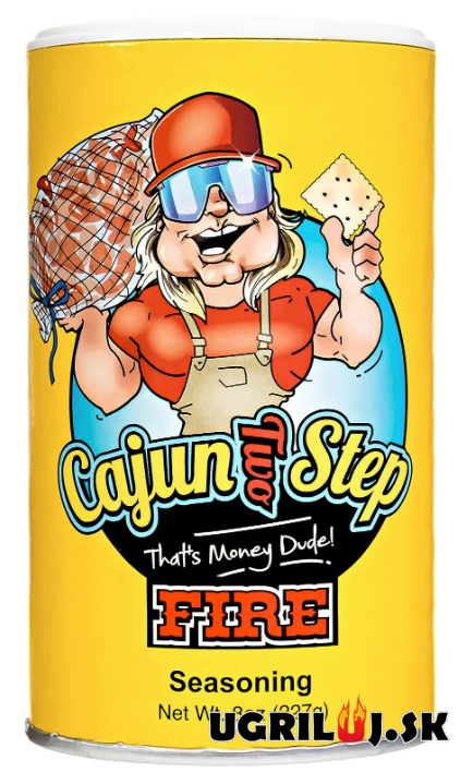 Grilovací koření Cajun Two Step - Fire, 227g Grilovací koření Cajun Two Step - Fire, 227g