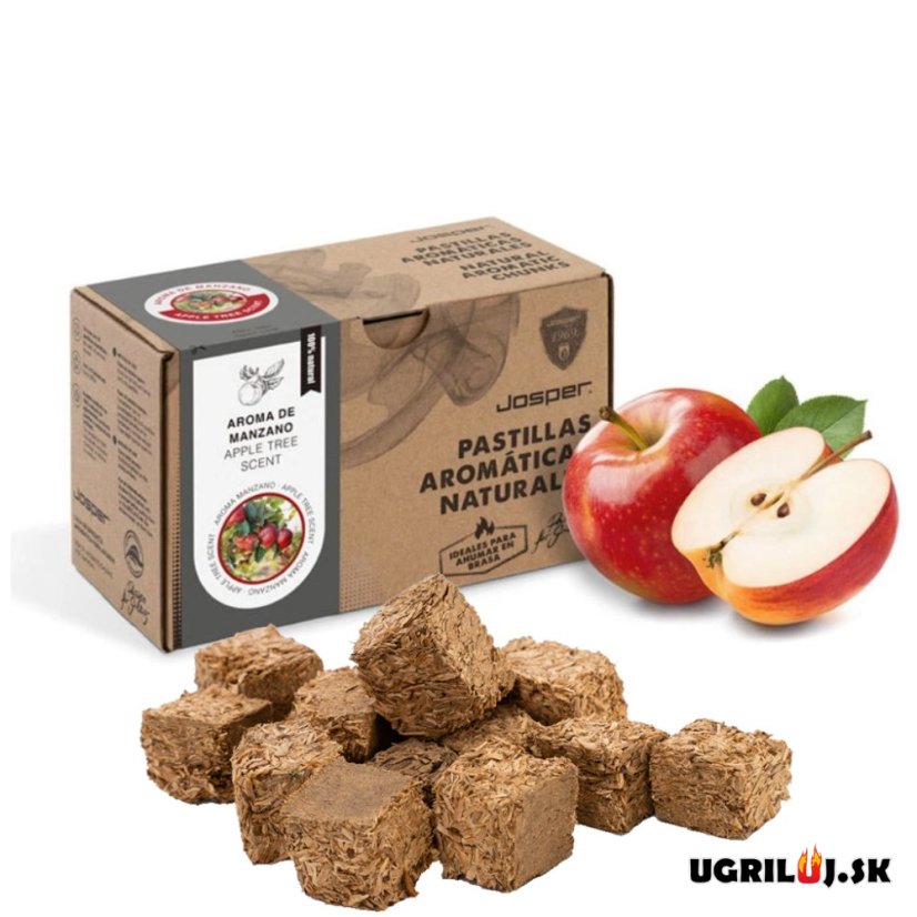 Aromatické brikety do grilu, Josper, Jablko, 48ks