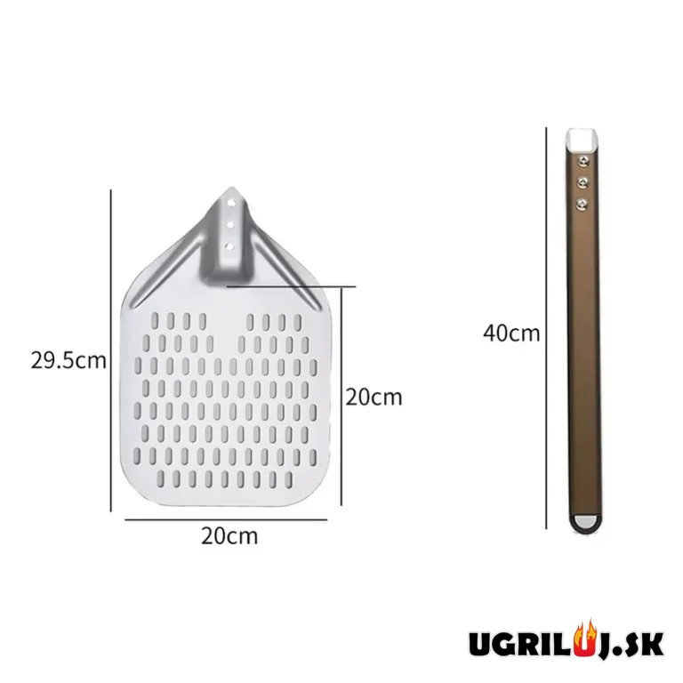 Pizza lopatka, perforovaná, T2 60cm