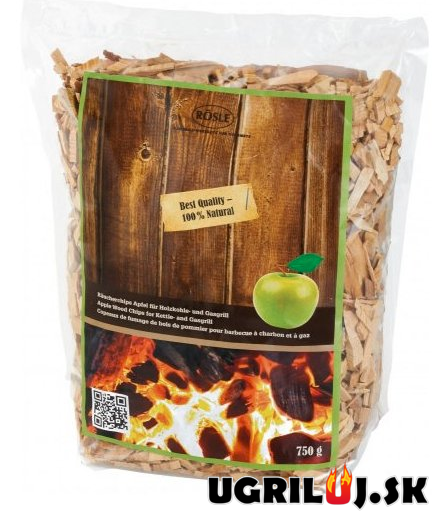 Štiepka do grilu - Lupienky na údenie, Jablko, 750g