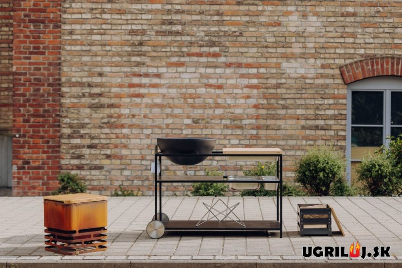 Vonkajšia kuchyňa Höfats "FIRE KITCHEN", s ohniskom Bowl 57 + platňa + hviezdicový stojan