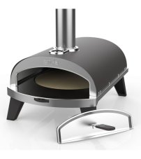 Pizza pec ZiiPa na drevené pelety, tmavo-šedá, 31cm