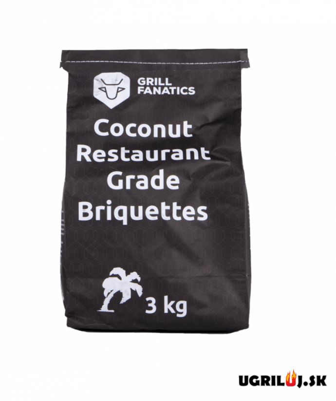 Brikety Grill Fanatics - Coconut brikety, 3kg