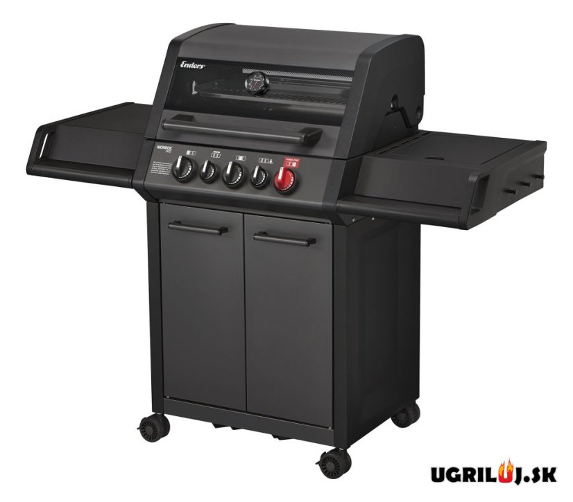 Plynový gril Enders - Monroe Pro 3, SIK Turbo, Shadow