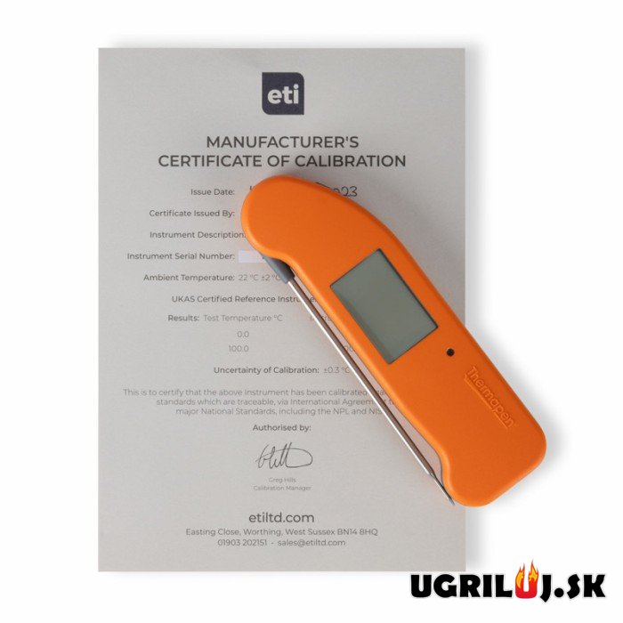 Vpichový teplomer Thermapen One, oranžový