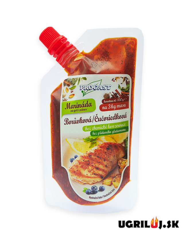 Marináda Progast Blueberry - Čučoriedková, 150g