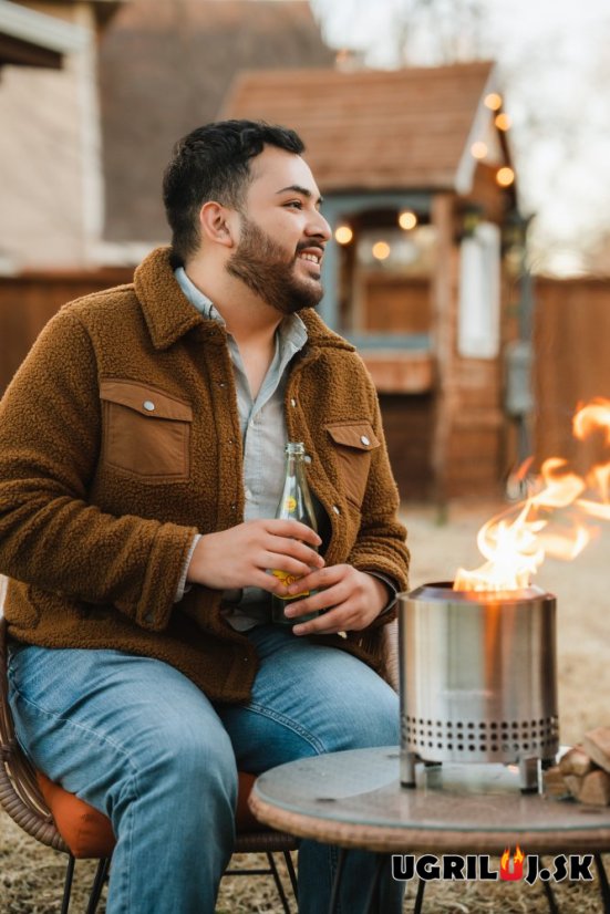 Ohnisko SOLO STOVE - MESA XL - Nerez, Strieborná
