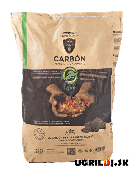 Prémiové drevené uhlie Josper - Quebracho blanco, 9.5kg