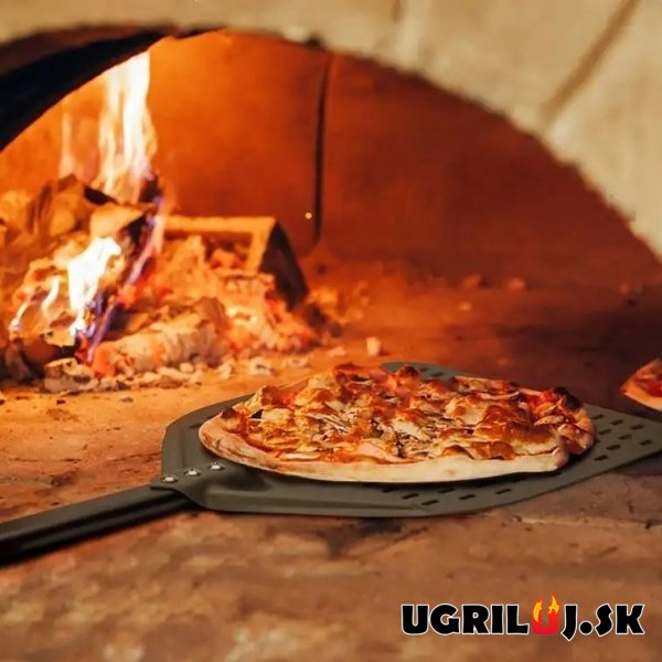 Pizza lopatka teleskopická, perforovaná, 100cm