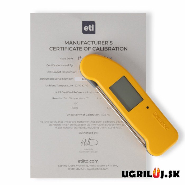 Vpichový teplomer Thermapen One, žltý