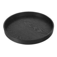 Servírovacia tácka 38x4cm, čierna