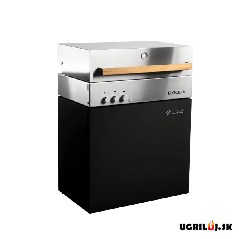 Plynový IR gril Flammkraft - BLOCK Ds (GEN.5), Ivory black