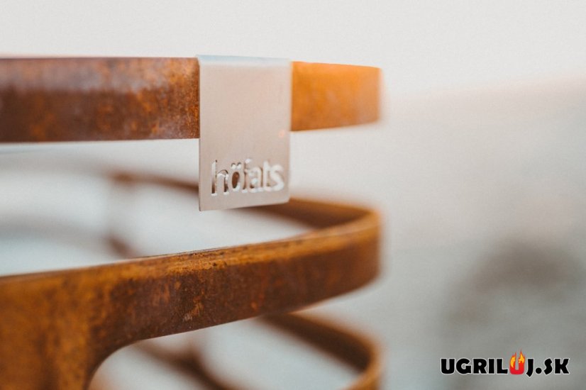 Ohnisko Höfats CUBE, rusty