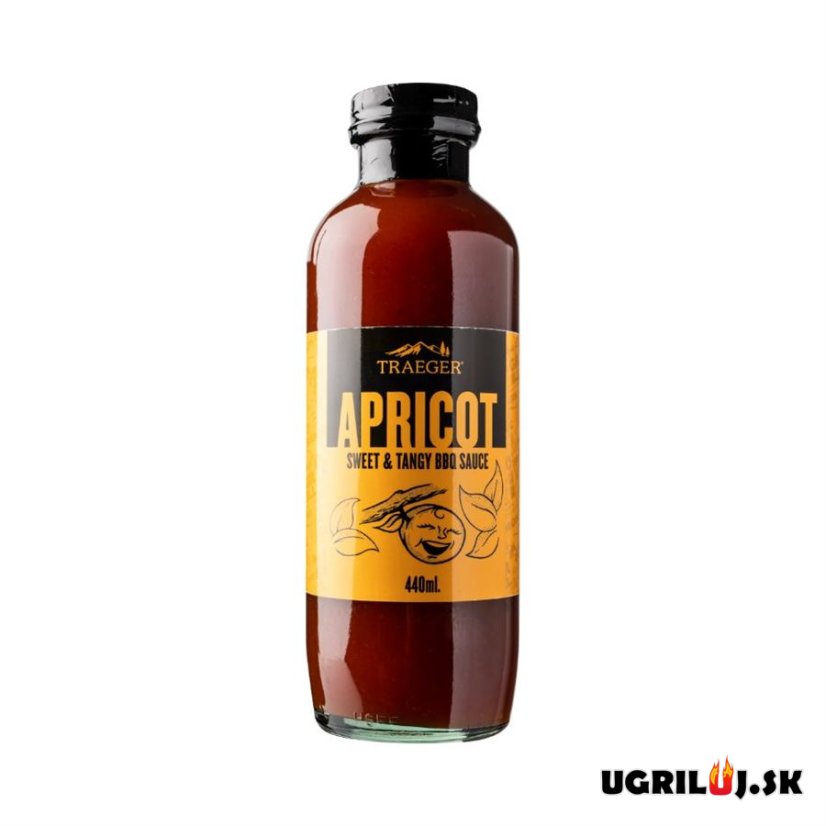 BBQ omáčka na grilování - Traeger - Apricot Sweet & Tangy BBQ Sauce, 440ml