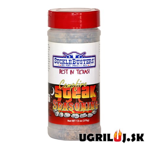 Grilovací koření Sucklebusters Campfire STEAK Seasoning, 370g