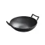 Liatinová panvica/wok s drevenou pokrievkou, 37cm