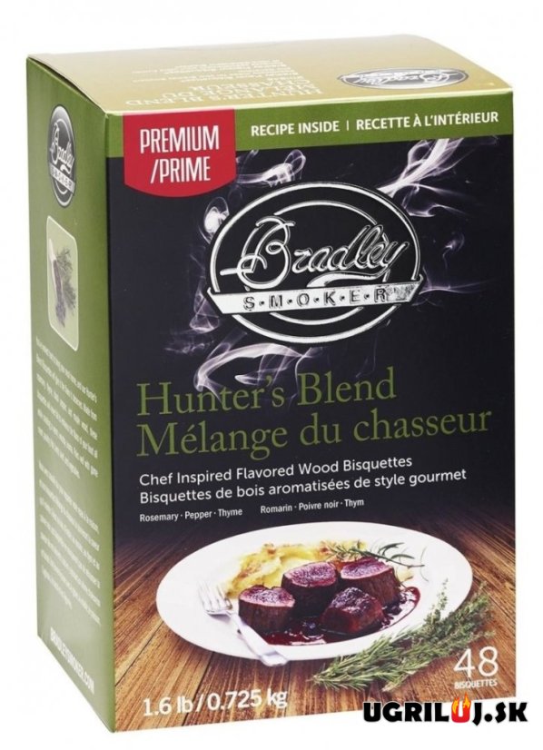 Brikety pre udiarne Bradley - Premium Hunters Blend, 48ks