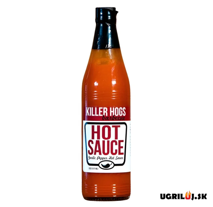 Omáčka na grilování - Killer Hogs, Garlic Pepper Hot sauce, 177ml
