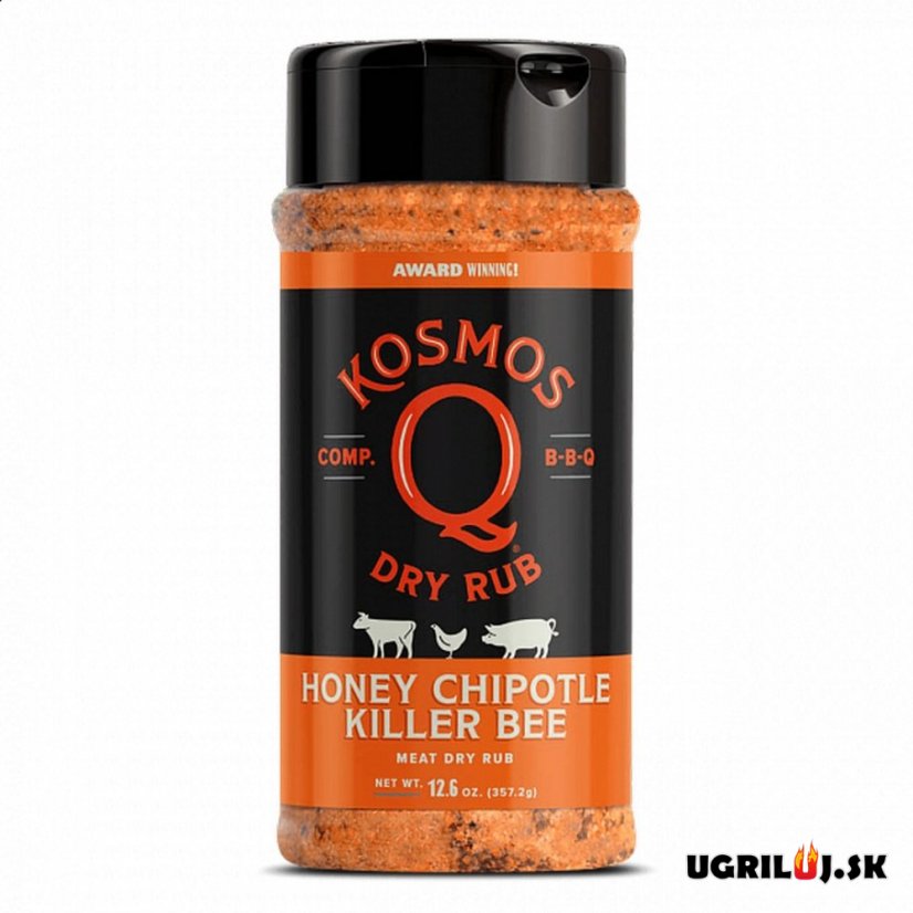 Grilovacie korenie Kosmos Q - Honey Chipotle Killer Bee Rub, 357g