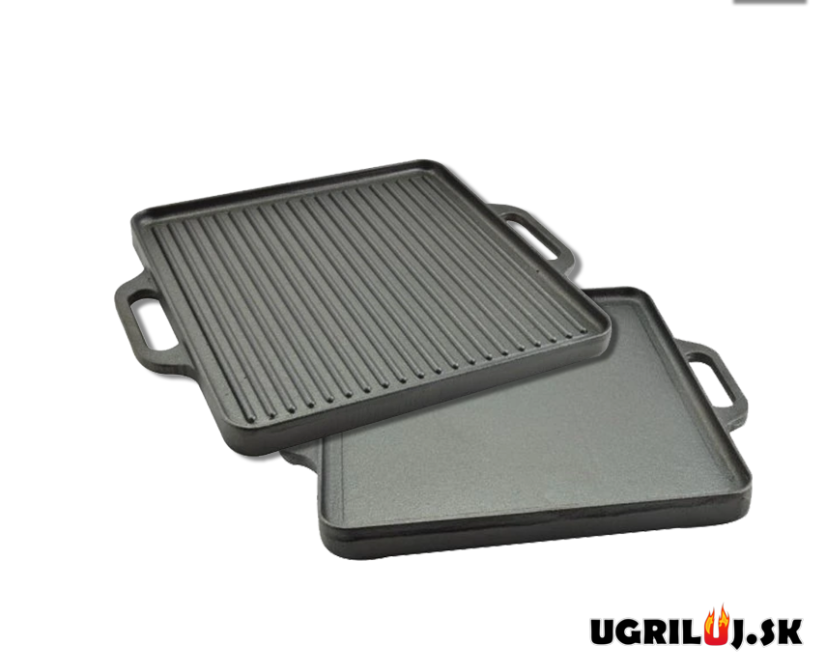 Liatinová grilovacia platňa, tál 32x32cm