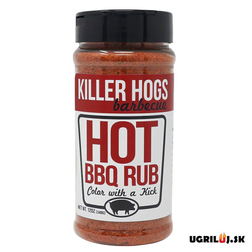 Grilovacie korenie Killer Hogs - The HOT BBQ Rub, 340g