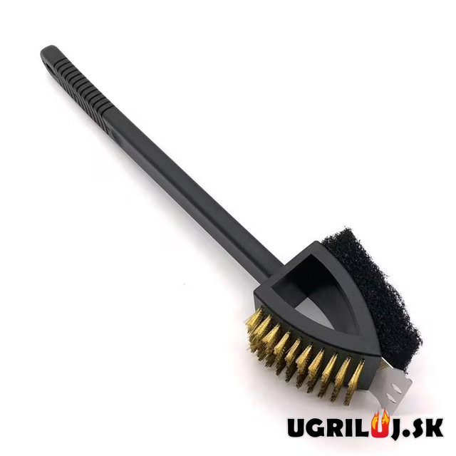 Kartáč na čistenie roštov 3v1, 38cm
