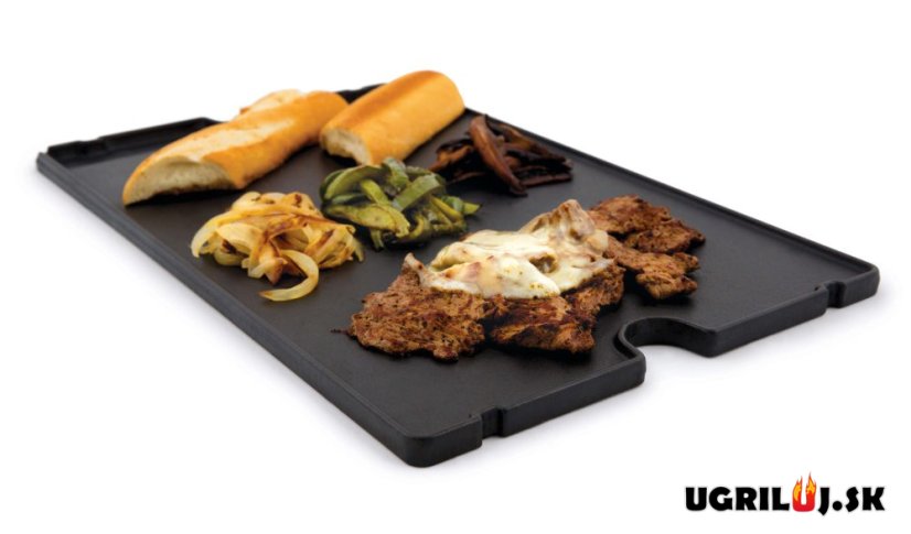 Liatinová grilovacia platňa obojstranná, tál Broil King - (Crown Series, Baron Series)