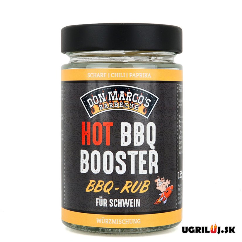 Grilovacie korenie Don Marco’s, HOT BBQ Booster, 155g