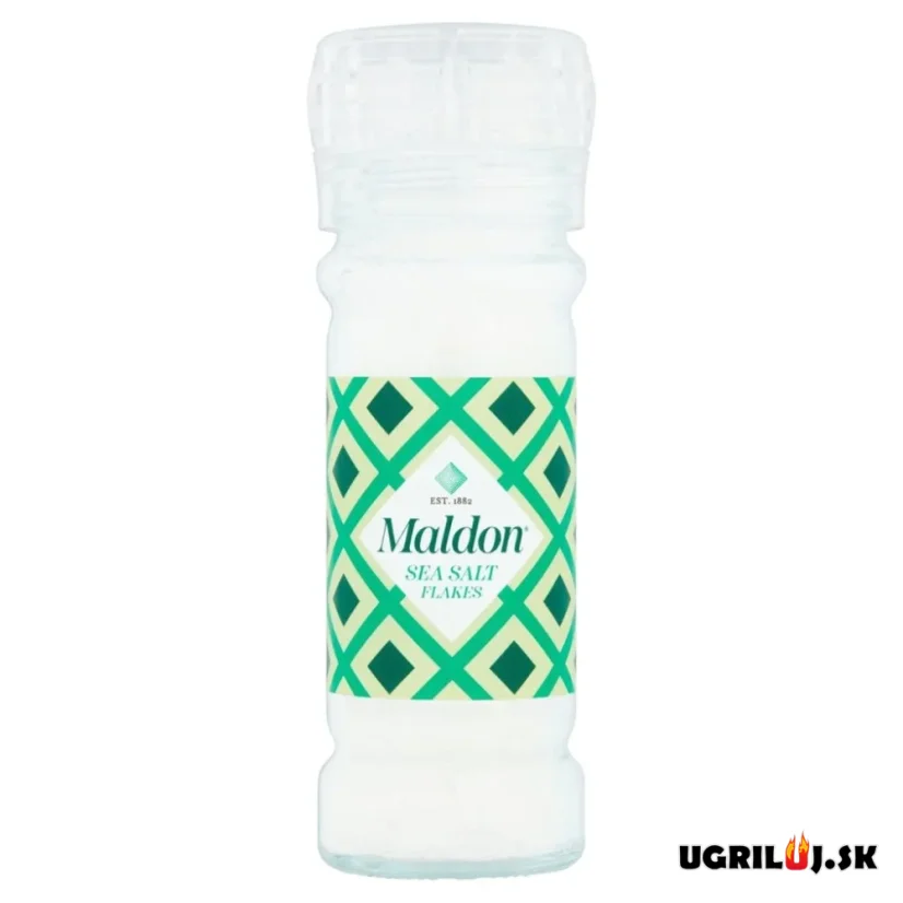 Maldonská sůl, bílá, (vločky), doplňovací mlýnek, 55g