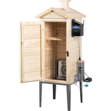 Dřevěná udírna Browin dragON Sprucewood, Digital Wi-Fi, 200L