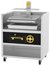 Profesionálny Basque gril na drevené uhlie, Josper PVJ-76-1-1-MB