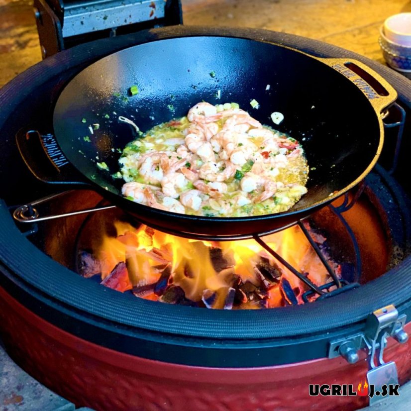 Liatinová panvica/wok Valhal Outdoor,  VH.WOK36, 36cm